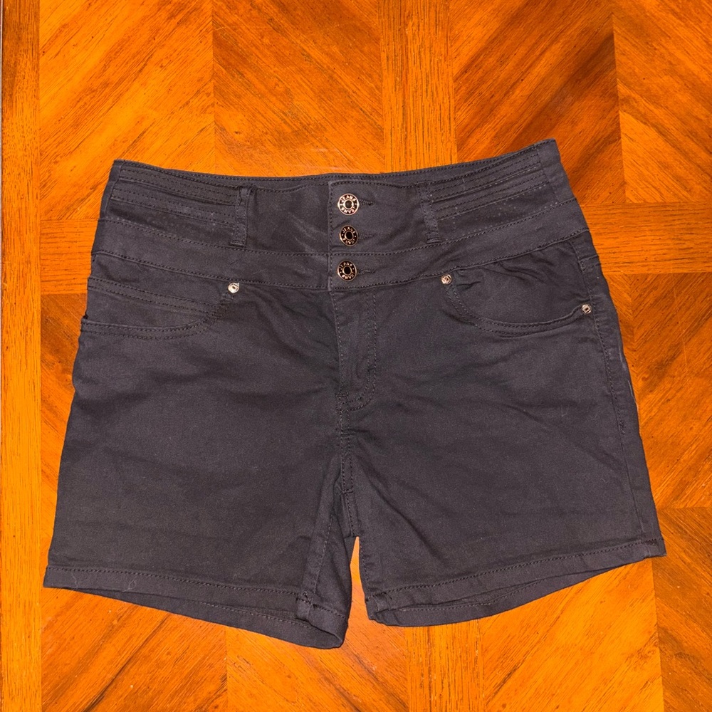 Black high waisted shorts